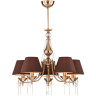 Подвесная люстра MAYTONI CHESTER коричневый RC0100-PL-05-R